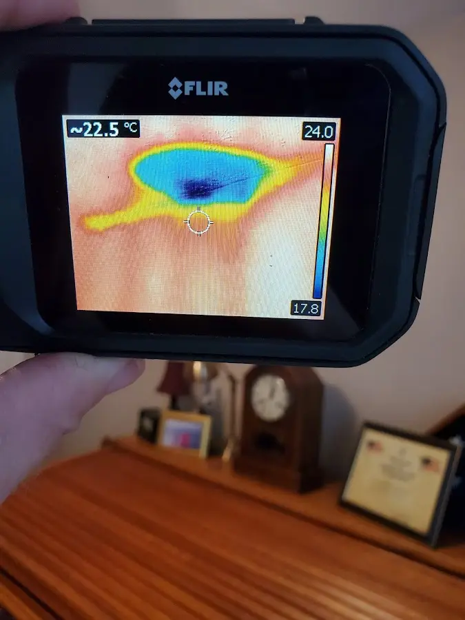 Thermal imaging inspection for water damage in Rolling Meadows