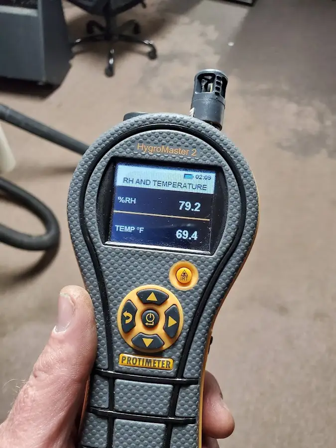 Moisture meter humidity assessment for Fire & Smoke Damage Restoration in Rolling Meadows